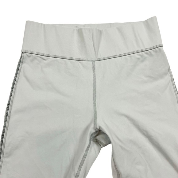 BuffBunny Women’s Gray Leggings Woven Net Sides High Waist Active Pants M - Picture 3 of 10